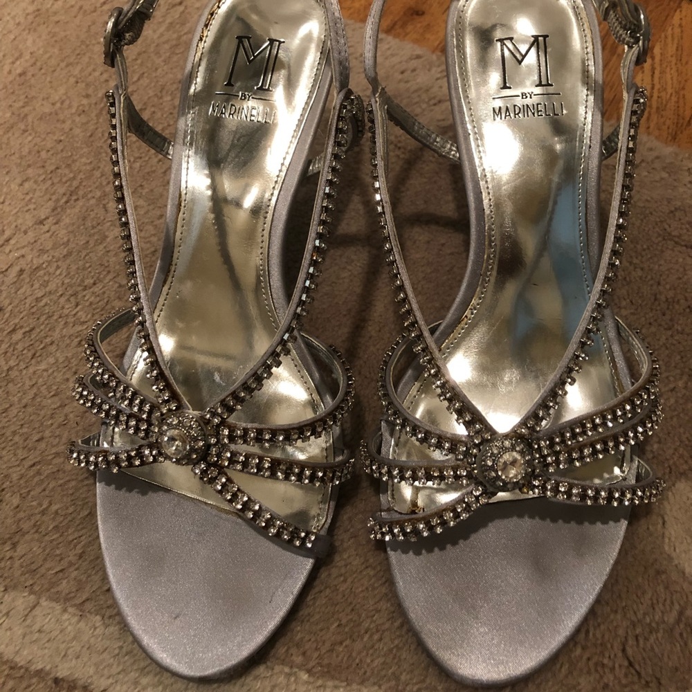 Silver, strap shoes - Picture 3 of 5